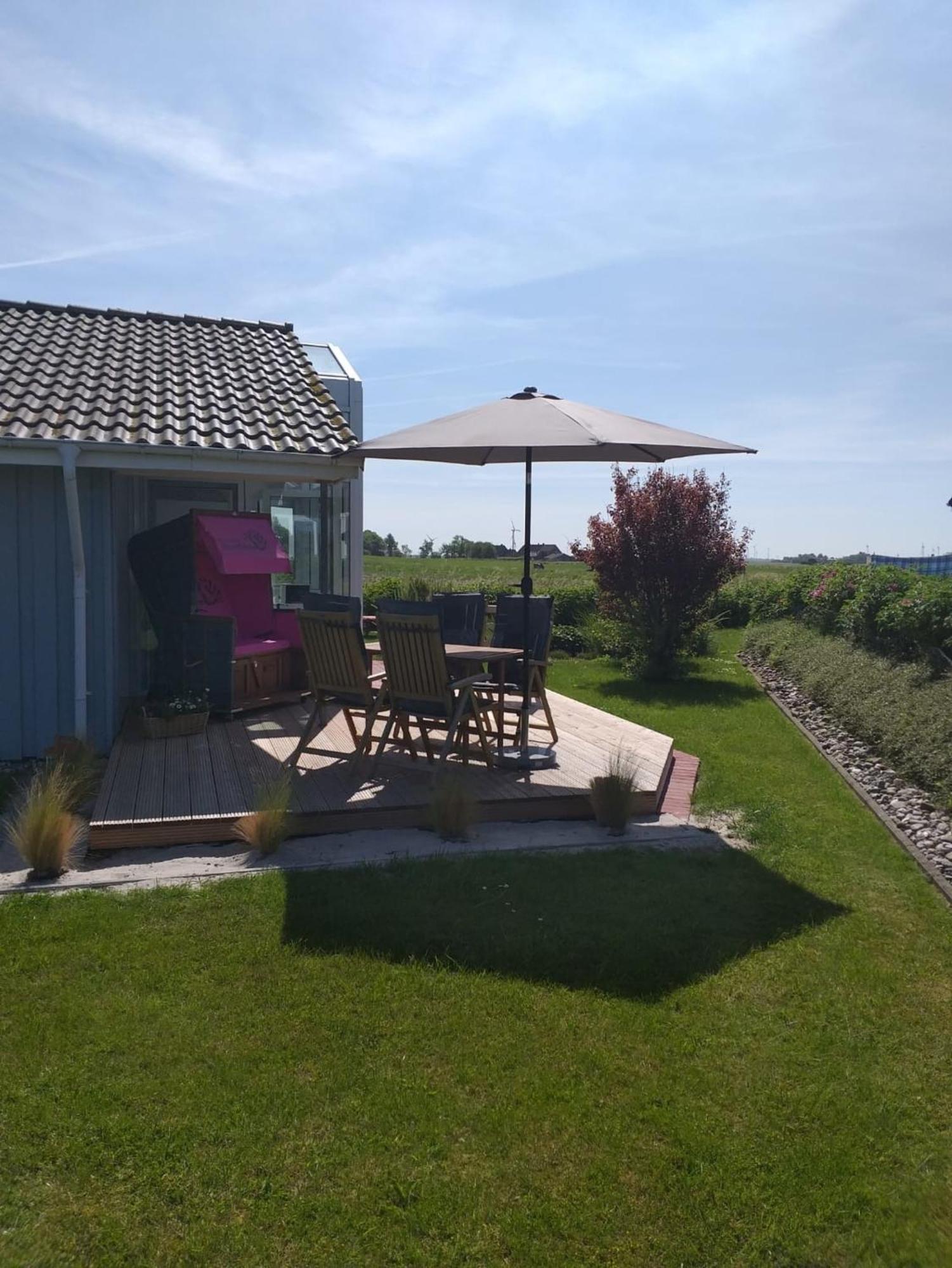 Modernes Ferienhaus Direkt An Der Nordsee Wesselburenerkoog Zewnętrze zdjęcie